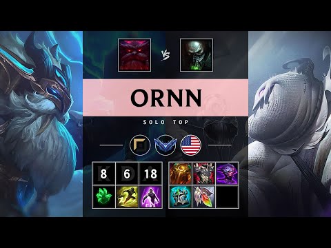 Ornn Top vs Urgot - NA Diamond Patch 25.21