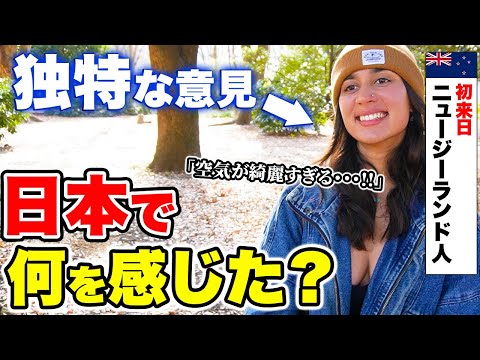 国際教養学科 「日本は空気がキレイで心地よい！」初来日の外国人に日本の印象や素敵な体験を色々聞いてみた！【外国人インタビュー】【海外の反応】