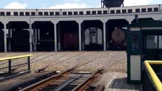 preview picture of video 'NC Transportation Museum Train Turntable Ride'