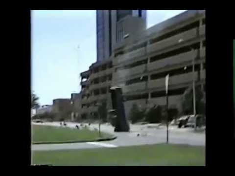Raw Nerve 1991. Downtown Mobile Parking Garage Truck Crash.