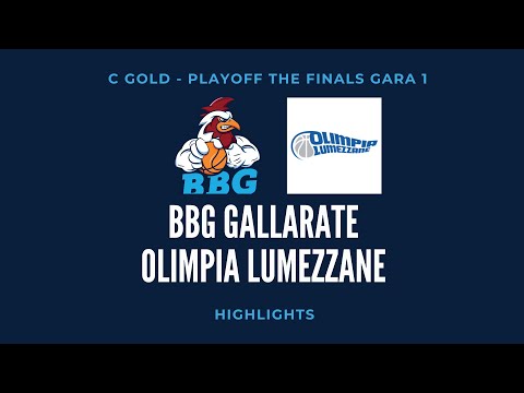BBG Gallarate-Olimpia Lumezzane - C Gold Playoff The Finals gara-1 18-06-2022