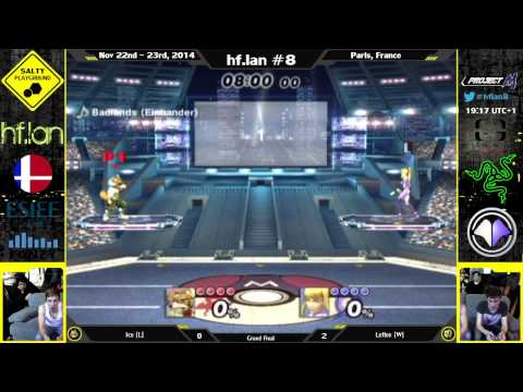 hf.lan 8 - Ice (Fox) Vs. Leffen (ZSS) - Project M Singles Grand Final