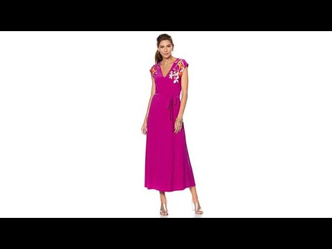 N Natori Embellished Maxi Dress