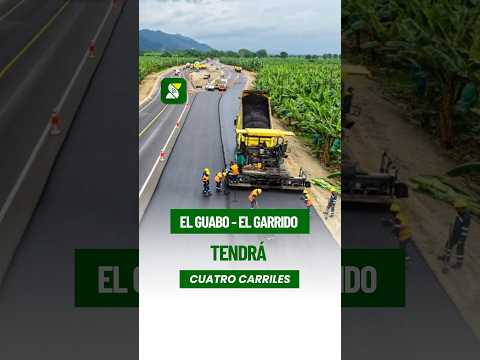 El Guabo–El Garrido avanza hacia una vía de cuatro carriles