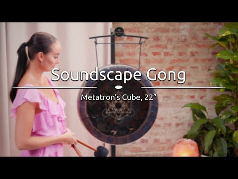 22" Soundscape Gong, Metatron’s Cube, SGMC22 - Meinl Sonic Energy