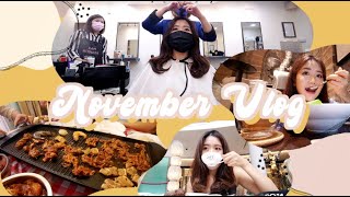 November Vlog #1: Getting Curtain Bangs at a Korean Salon, First High-Tea Experience at TWG! 🧁