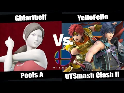 UTSmash Clash II - Gblarfbelf (Wii Fit) VS YelloFello (Roy, Chrom) Pools A
