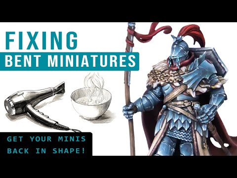Fixing Bent Miniatures - Easy Guide to Pre-Assembly