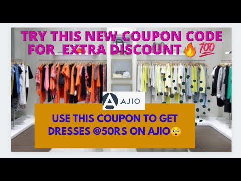 Ajio trends🛍️ New Coupon code🔥use this to get extra discounts☑️||dresses starts from 50rs😲||💯working