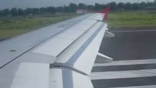 preview picture of video 'A320-200 - Powerful Take off Jogja to Singapore'