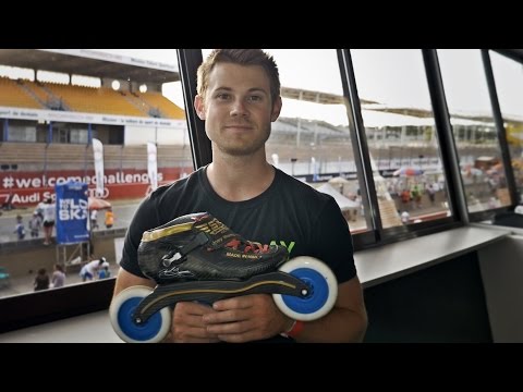 Joey Mantia on 125mm wheels - 3 wheel skates