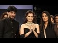 Dia Mirza Walks The Ramp For Golecha S Jewels At IIJW 2012