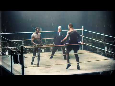 Primo Carnera vs Reggie Meen (18.12.1930) HD in Full Color