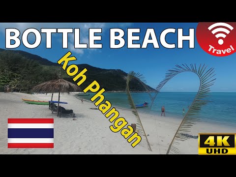 Walk through Bottle Beach, Koh Phangan, Thailand