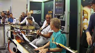 Dave Tull Drum solo at NAMM 2018 with Randy Waldman