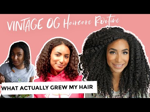 WEEK LONG Vintage routine GREW MY HAIR