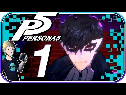 Persona 5 English Walkthrough - Part 1: THE NEW STANDARD FOR RPG's!