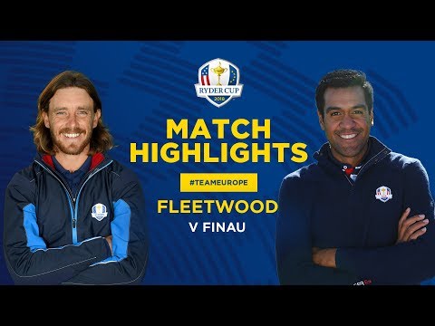 Fleetwood vs Finau | Ryder Cup Sunday Singles Highlights