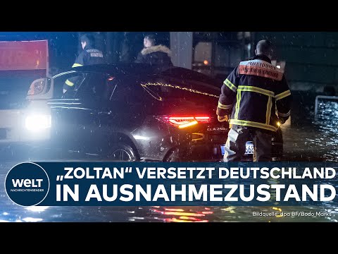 STURMTIEF "ZOLTAN": Heftige Sturmflut trifft auf Hamburg! Weihnachtsverkehr stark eingeschränkt
