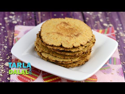 Mini Oats Khakhra (Iron Rich Recipe for Kids) by Tarla Dalal