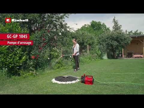 Pompe D'Arrosage Einhell GC-GP 1045 - 1050W, Débit 4500L/h, Protection Thermo Et Gel