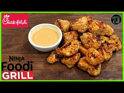 NINJA FOODI GRILL CHICK FIL A RECIPE! CHICKEN NUGGETS AND CHICK FIL A SAUCE RECIPES!