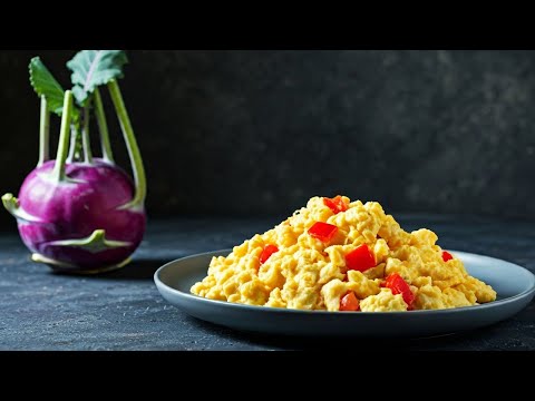 Morning Breakfast Recipes, Healthy Breakfast Idea For Weight Loss, Easy And Quick Kohlrabi Recipe