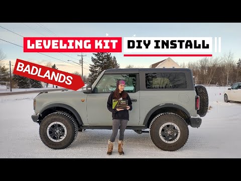 HOW TO LEVEL THE NEW FORD BRONCO | DIY LEVELING KIT INSTALL | 1" ZONE OFFROAD