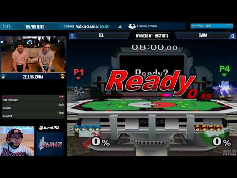 Master Hand Monthly (July 2018) - Zel (Marth) vs. Emma (C. Falcon) - SSBM - Winners R1