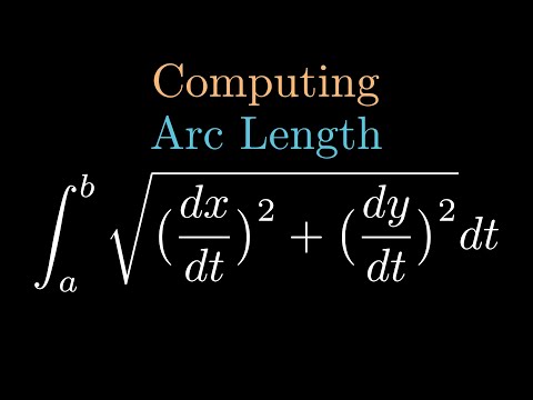 Computing Arc Length | Calculus 3 -- Vector Calculus