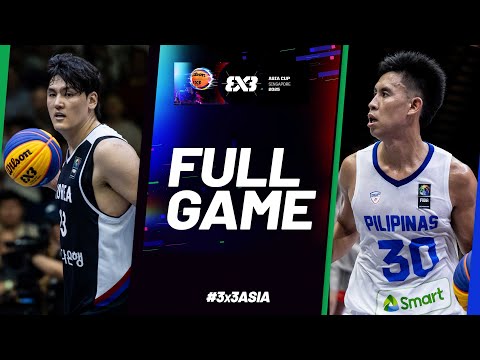 Republic of Korea 🇰🇷 vs Philippines 🇵🇭 | Men Full Game | FIBA 3x3 Asia Cup 2025 | #3x3Basketball