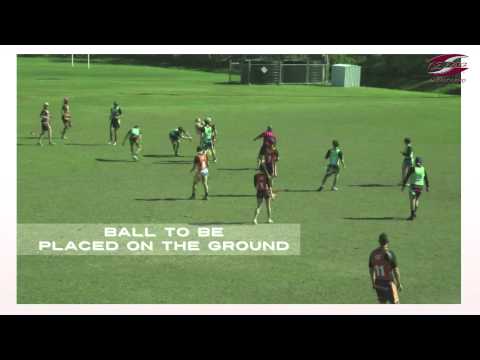 How to Oztag- POSITIONING + SCORING A TRY