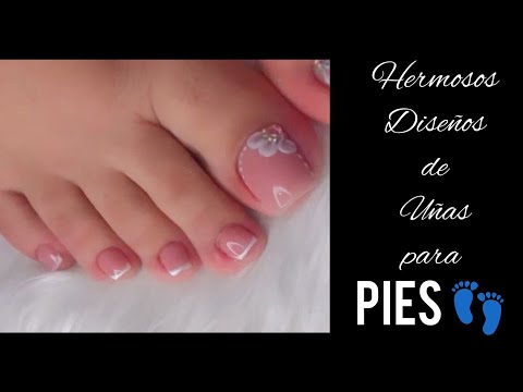 DISEÑOS DE UÑAS PARA PIES  #desingnails #uñasdecoradas #artnails #diseñosdeuñas #uñasprincipiantes