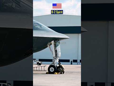 B-2 Spirit Stealth Bomber During Maintenance Operation