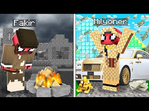 1000$ ZENGİN FERİTED VS 1$ FAKİR FERİTED - Minecraft