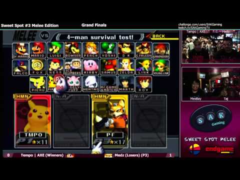Sweet Spot Melee #3 Grand Finals - TS|Axe vs Medz
