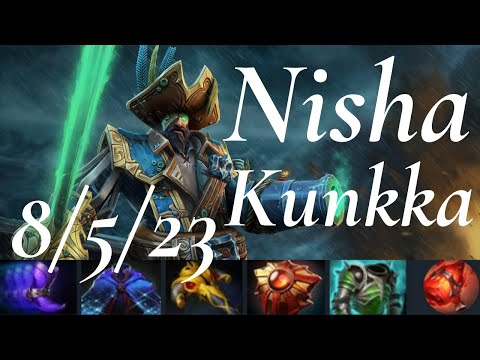 Nisha Kunkka vs Pugna - go defensive item! - Secret vs OG game1 - Omega League final