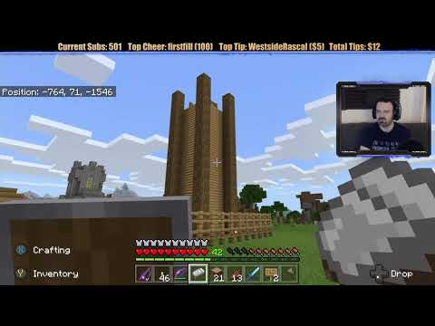 Minecraft  Chill Stream  June 24, 2019 pt1   2nd Gate and MORE FISHING!