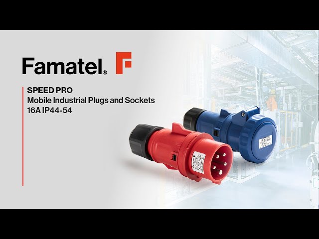 Vídeo relacionado con FAMATEL - Adaptador industrial-doméstico || Clavija 2P+T | 16A | 220V || Toma 2P+TTL | 16A | 250V || Con cable de 25 metros | Azul