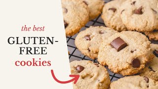 the EASIEST almond chocolate chip COOKIES