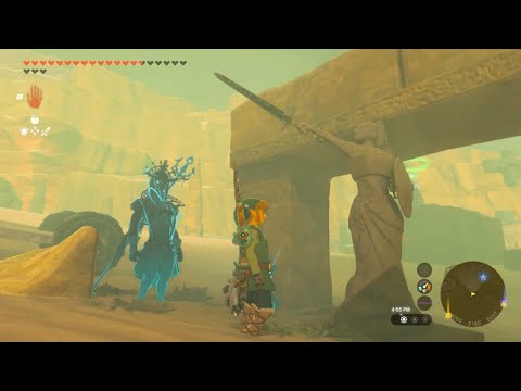 Treasure of the Gerudo Desert Solution - Swordswoman Statue Location | Zelda Tears of the Kingdom