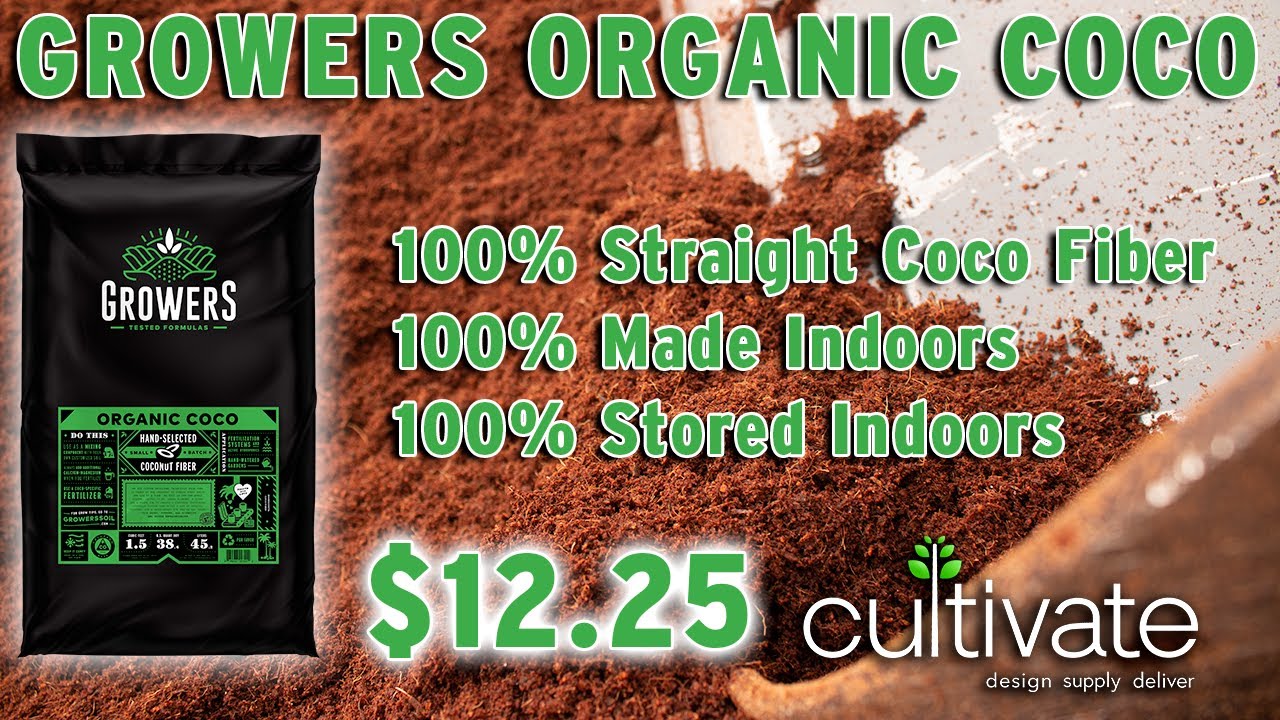 Growers Soil Organic Coco Fiber Potting Soil