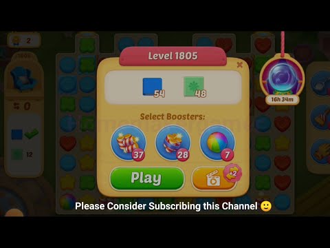 Matchington Mansion Level 1805, Level 1806(Hard), Level 1807 & Level 1808 - IOS/Android