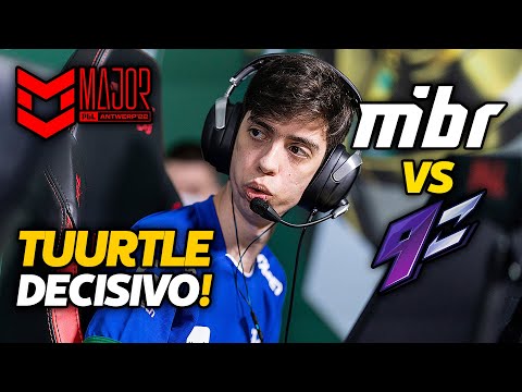 TUURTLE GANHA CLUTCH ABSURDO! | MIBR vs 9Z | PGL Major Antwerp 2022 | CSGO HIGHLIGHTS