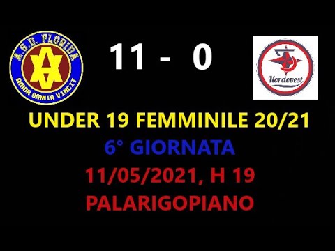 UNDER 19 FLORIDA- NORDOVEST 11-0: GLI HIGHLIGHTS