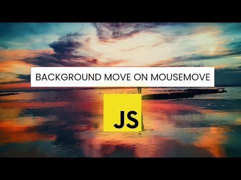 Move Background Image With Mouse Using Javascript