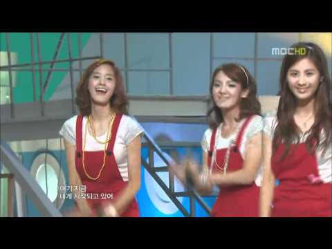 Girl's Generation (SNSD) Yuri Sunny Yoona Seohyun Hyoyeon Sooyoung - In Summer On Music Core 090801