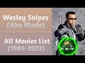 Wesley Snipes All Movies List (1986-2023)