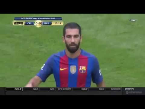 Arda Turan Nice Goal vs. Celtic - English Commentary - Barça Preseason 2016 (3-1)