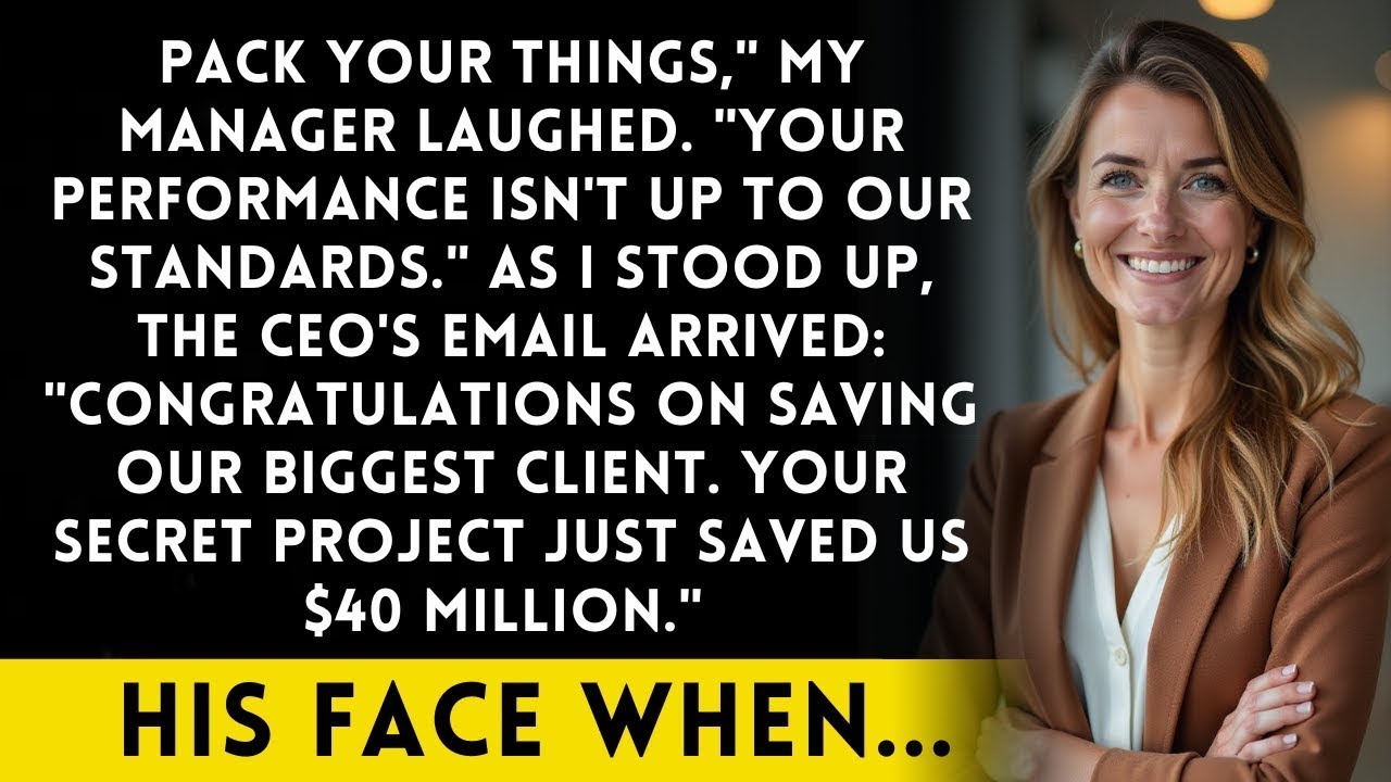 You're Fired For Incompetence,  My Manager Said  The CEO's Email Just Arrived